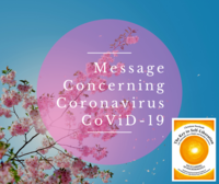 Message concerning Coronavirus CoViD-19